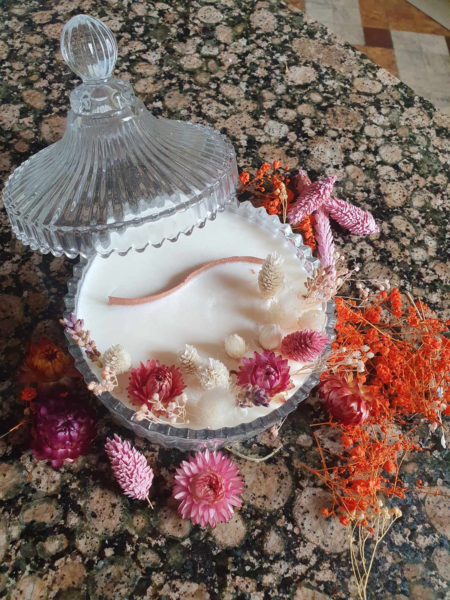 Bougie L'éclat bohème de Candle Flower